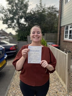 Ever Safe learner celebrating a driving test pass in Kent